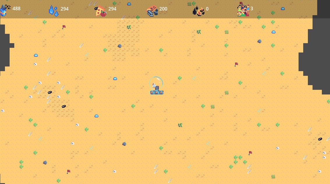 Gameplay Screenshot, high field of view.